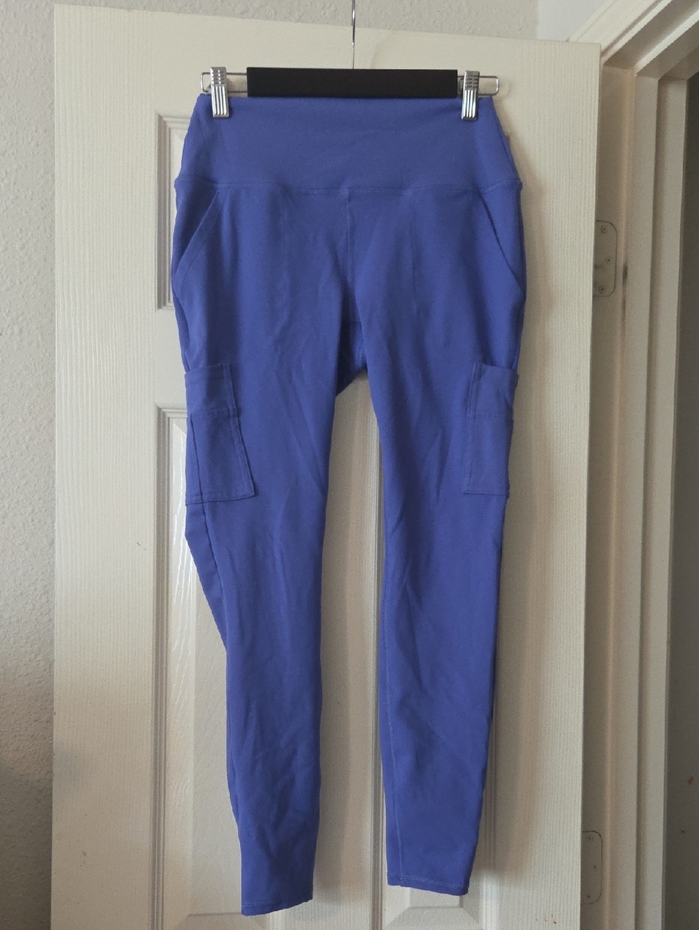 Avalanche Purple High-Waist Leggings with Side Pockets